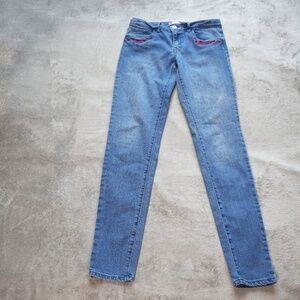 Levis 710 Super Skinny Jeans Big Girls Size 16 Reg Blue Denim Casual Streetwear